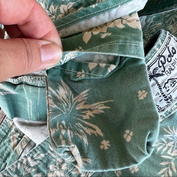 Polo Ralph Lauren Swimwear Hawaiian Hula Girl Swim Trunks Size 34 Luau Tropical - Picture 11 of 12
